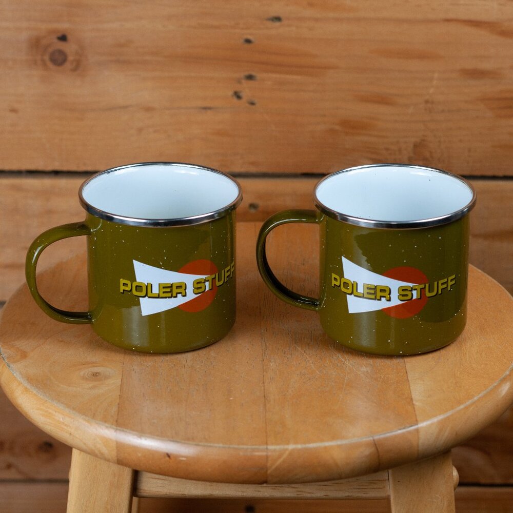 POLER Stuff Enamel Camp Mugs - Set of Two